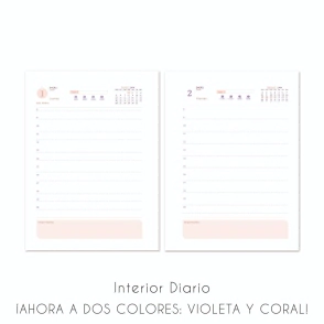 AGENDA N°8 DIARIA MARROQUI PASTEL ENCUADERNADO NORPAC
