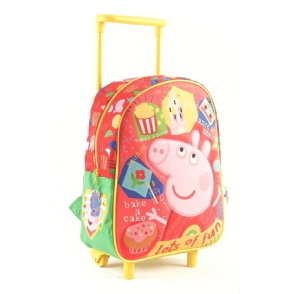 Mochila Peppa Pig Paly Dance c/carro 12"