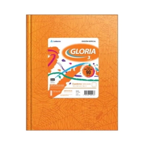 Cuaderno Gloria N3 Ray 48hj Naranja Araña
