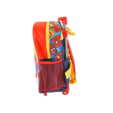 Mochila 12" c/carro Spiderman
