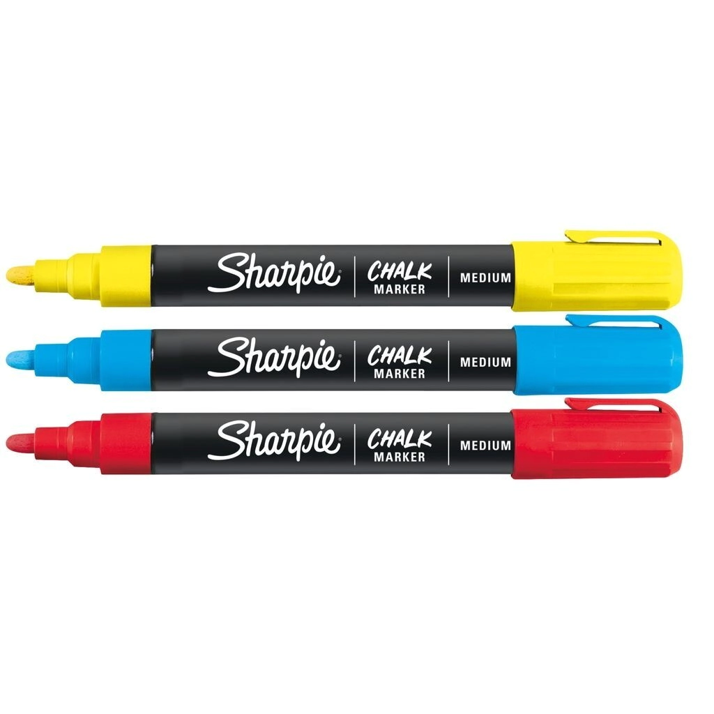 Sharpie Chalk Primary x3