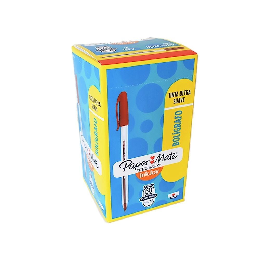 Boligrafo PM Inkjoy Rojo c/u caja x50