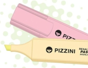 Resaltador Punta Biselada Violeta Pastel Pizzini