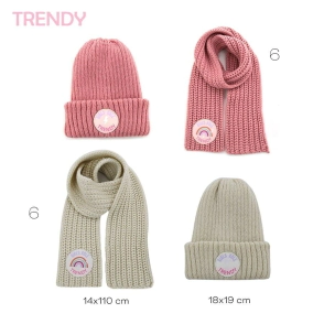 Set Gorro y Bufanda Trendy